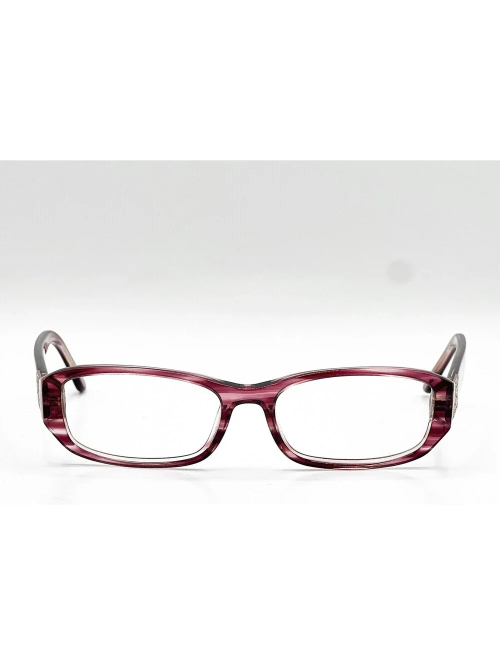 Vogue VO 5129 2497 Purple Striped Horn Silver Authentic Eyeglass Frames 51-15